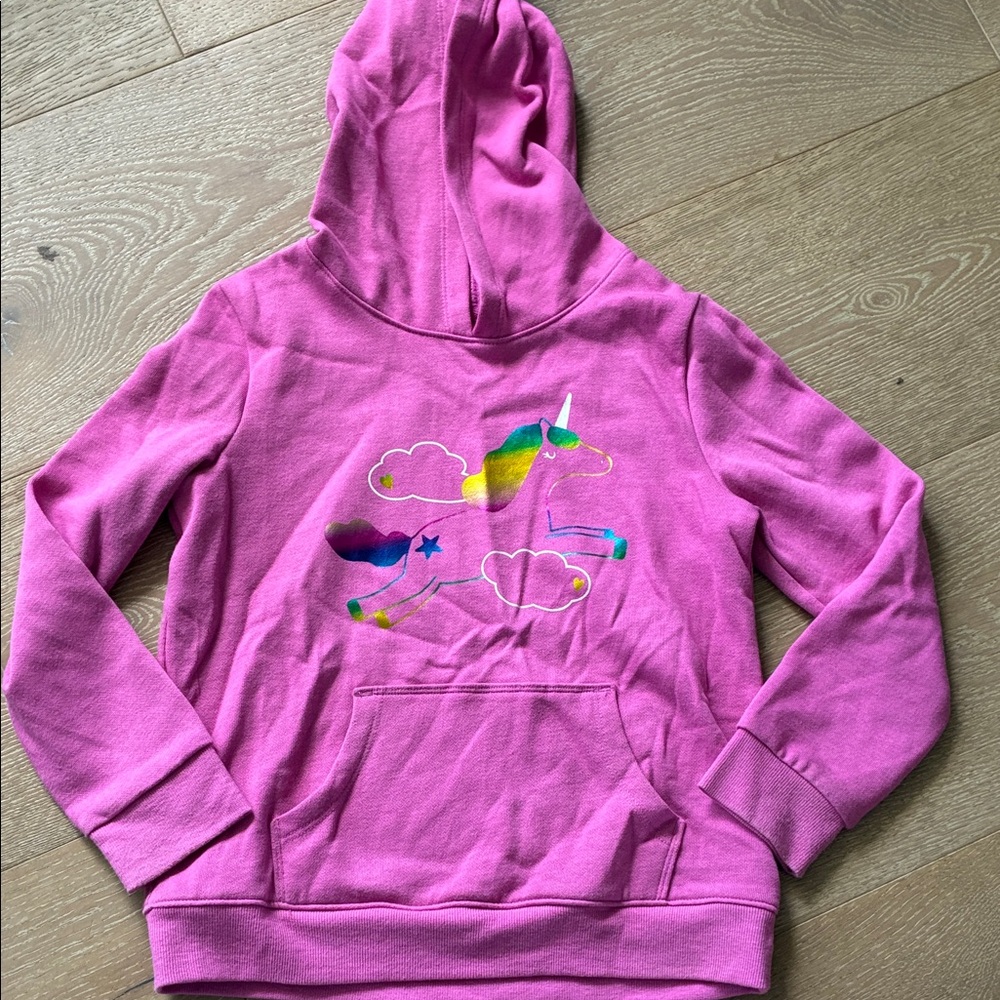 Cat & Jack Vibrant Pink Unicorn Hoodie